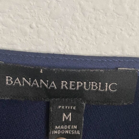 Banana Republic Women's Navy Blue Tank Top PM - Picture 5 of 5